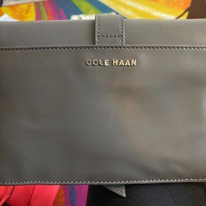 Small Gray Leather Cole Haan Wallet/Purse